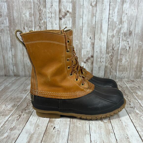 L.L. Bean Shoes - L.L. bean Bean Boots ) inch wtaeproro leather‎ duck boots women 9